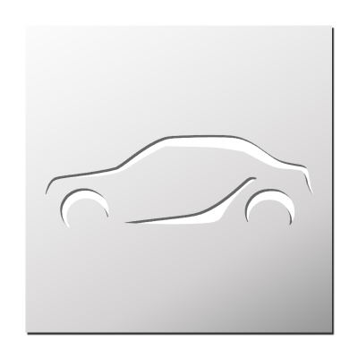 Pochoir Voiture