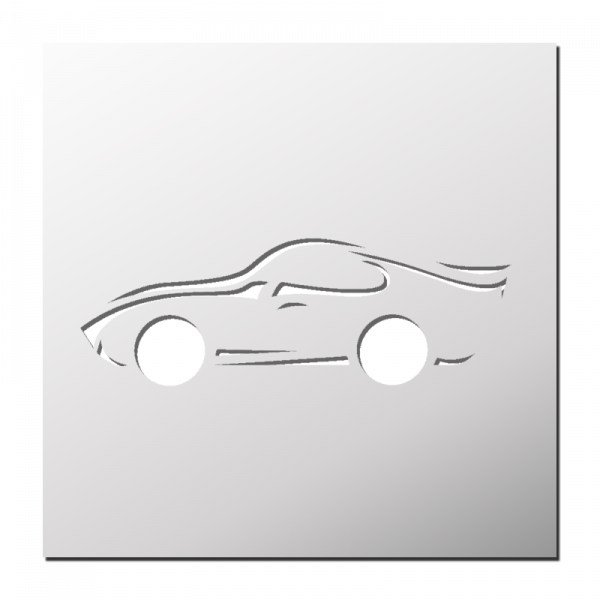 Pochoir Voiture de Sport