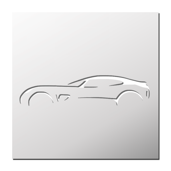 Pochoir Voiture de sport