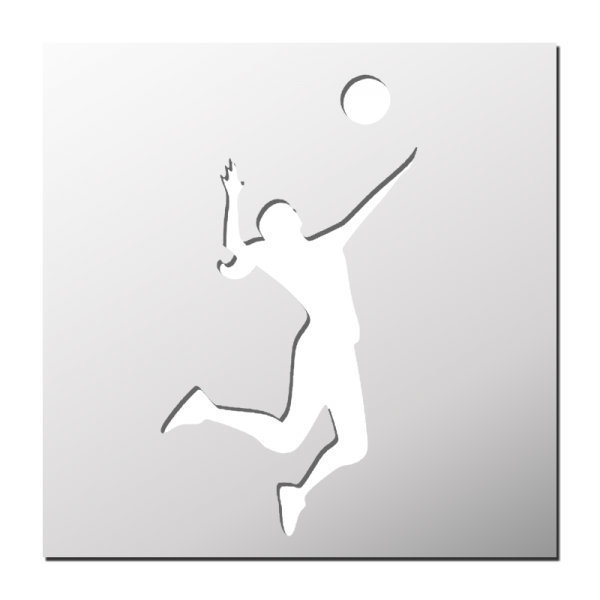 Pochoir Volley-ball