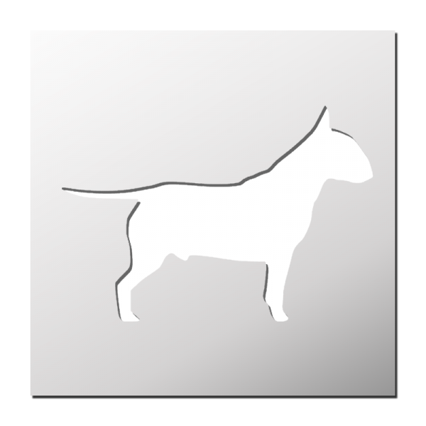 Pochoir Bull Terrier