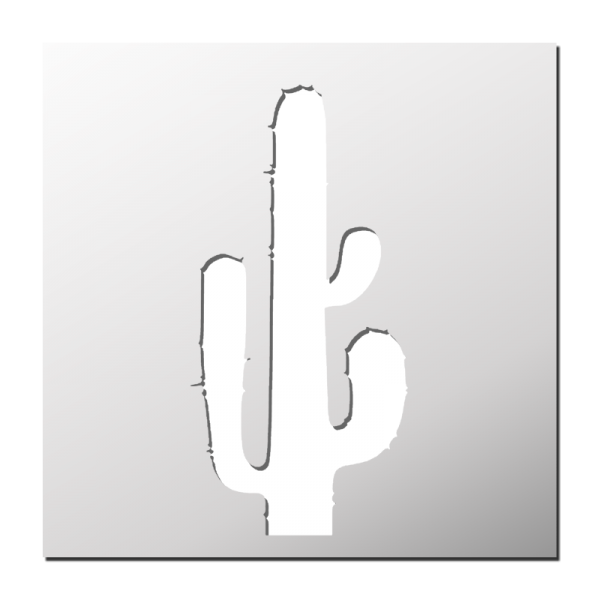 Pochoir Cactus