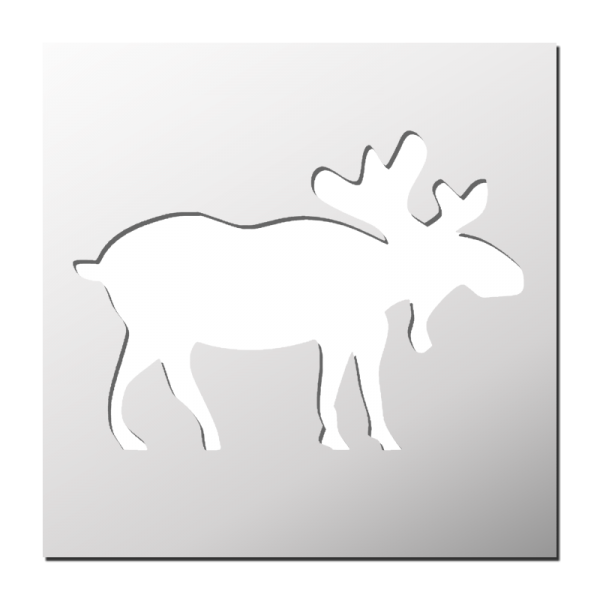 Pochoir Caribou