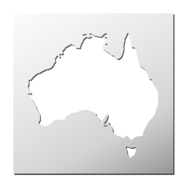 Pochoir Carte Australie