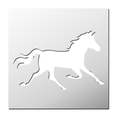 Pochoir Cheval