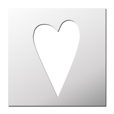 Pochoir Coeur