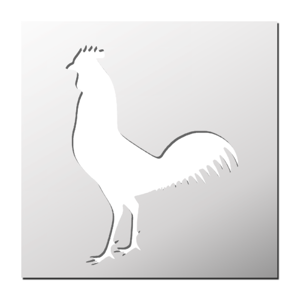 Pochoir Coq