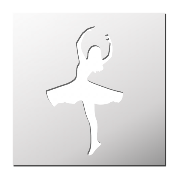 Pochoir Danseuse
