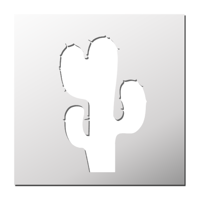 Pochoir Cactus