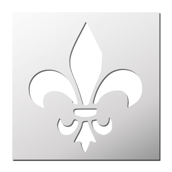 Pochoir Fleur de Lys