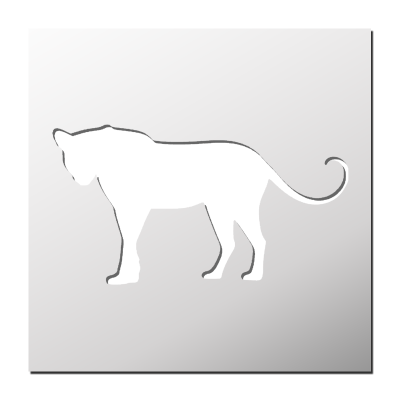 Pochoir Leopard