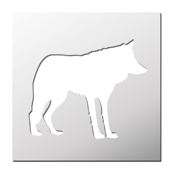 Pochoir Loup