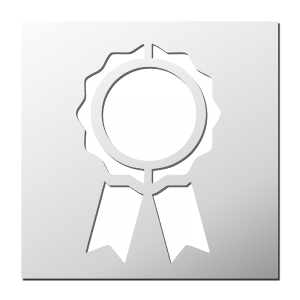 Pochoir Médaille