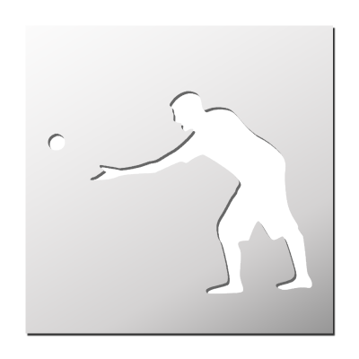 Pochoir Pétanque