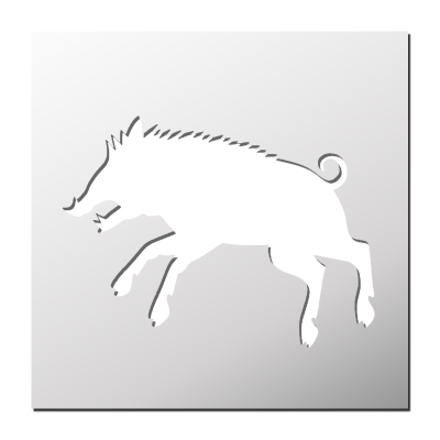 Pochoir Sanglier