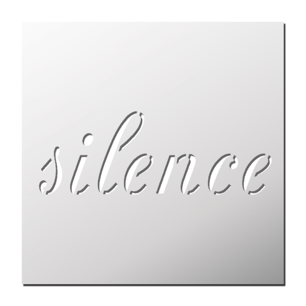 Pochoir Silence