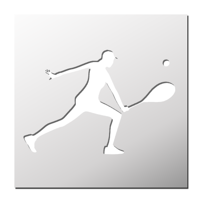 Pochoir Tennis