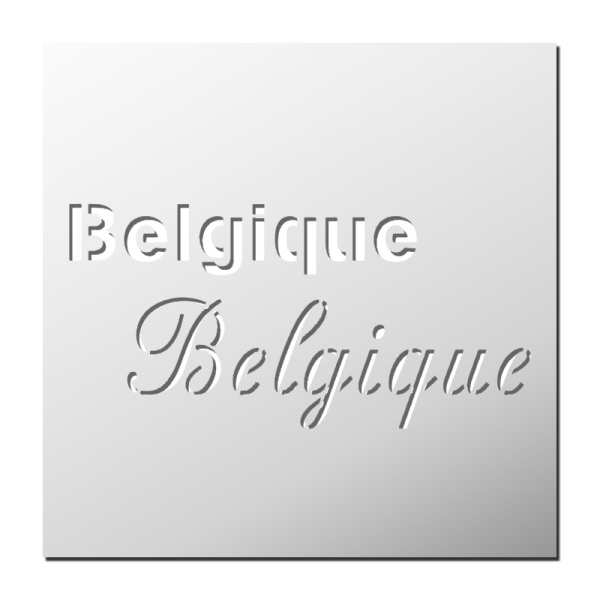 Pochoir Belgique