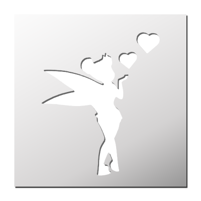 Pochoir Fée Amour