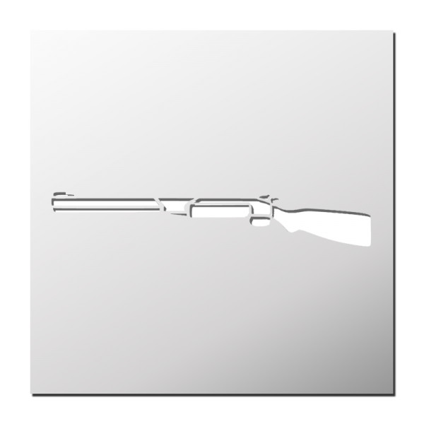 Pochoir Fusil de chasse