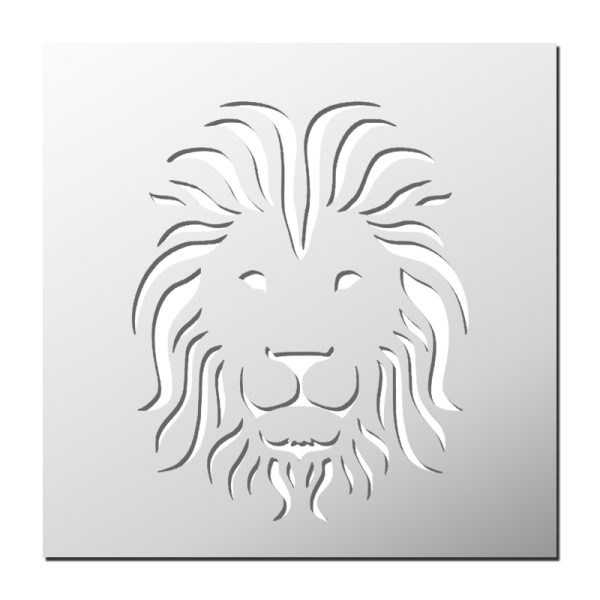 Pochoir Lion