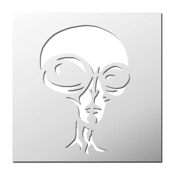 Pochoir Alien