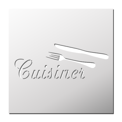 Pochoir Cuisiner