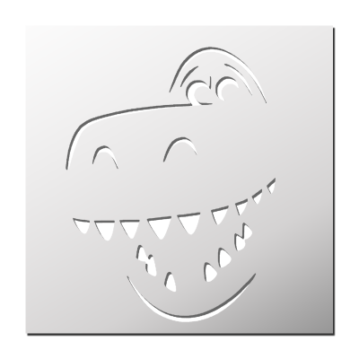 Pochoir Dinosaure