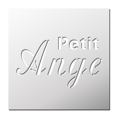 Pochoir Petit Ange