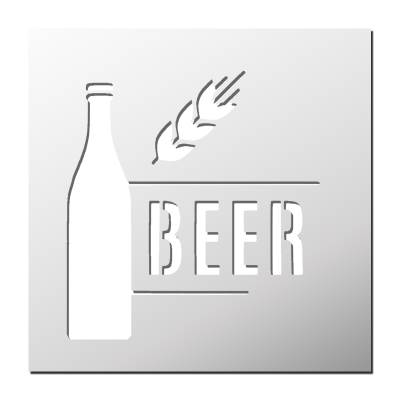 Pochoir BEER