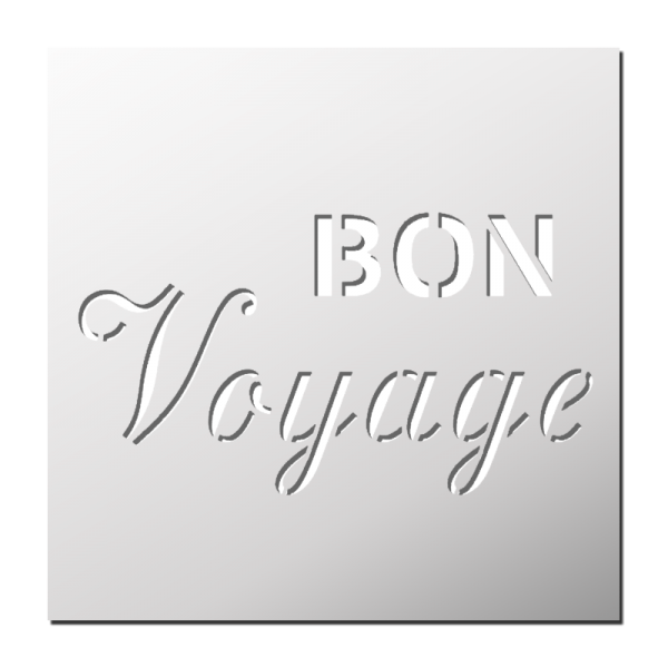 Pochoir Bon Voyage
