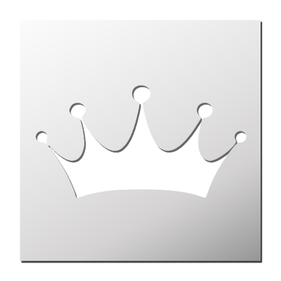 Pochoir Couronne
