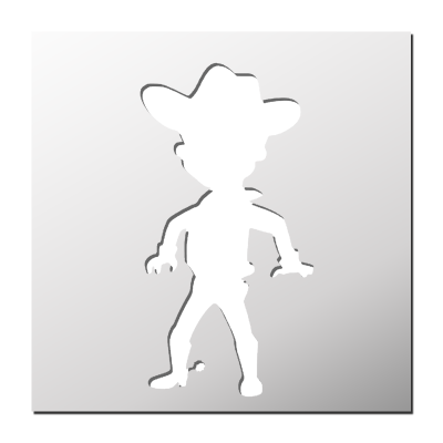 Pochoir CowBoy