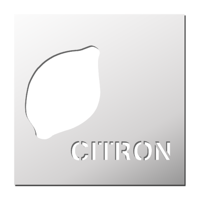Pochoir Citron