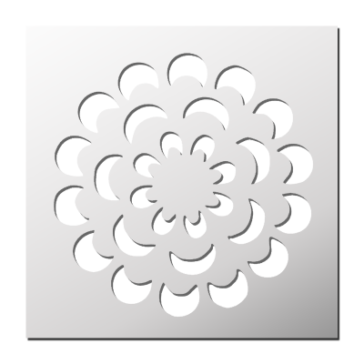 Pochoir Fleur