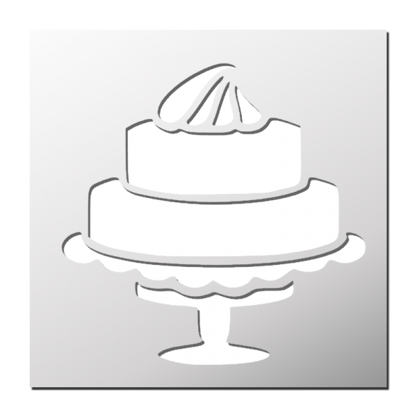 Pochoir Gâteau de Mariage