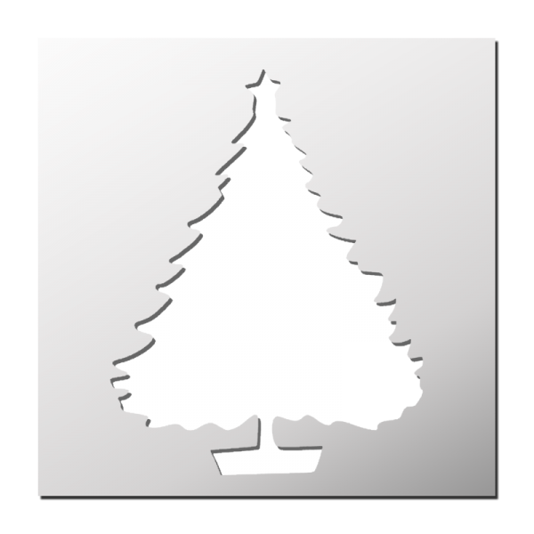 Pochoir Sapin de Noël