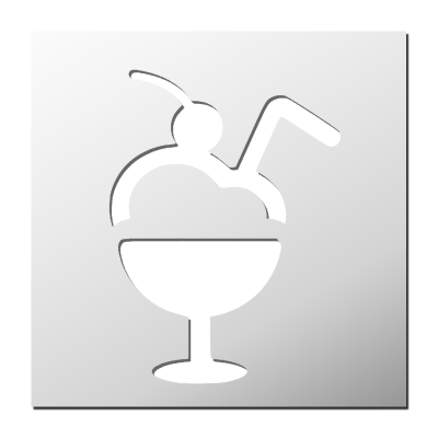 Pochoir Crème Glacée