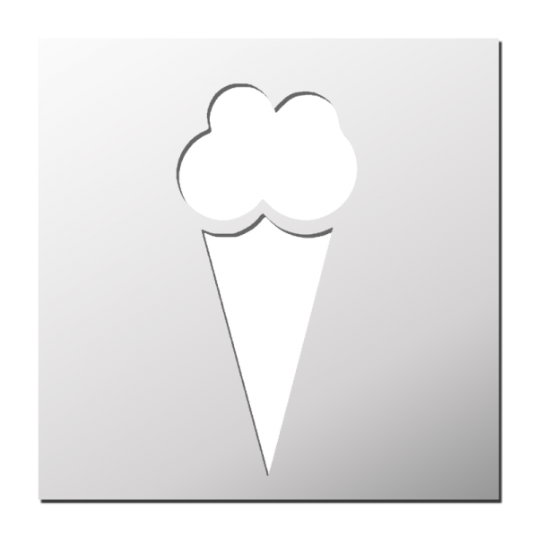 Pochoir Glace