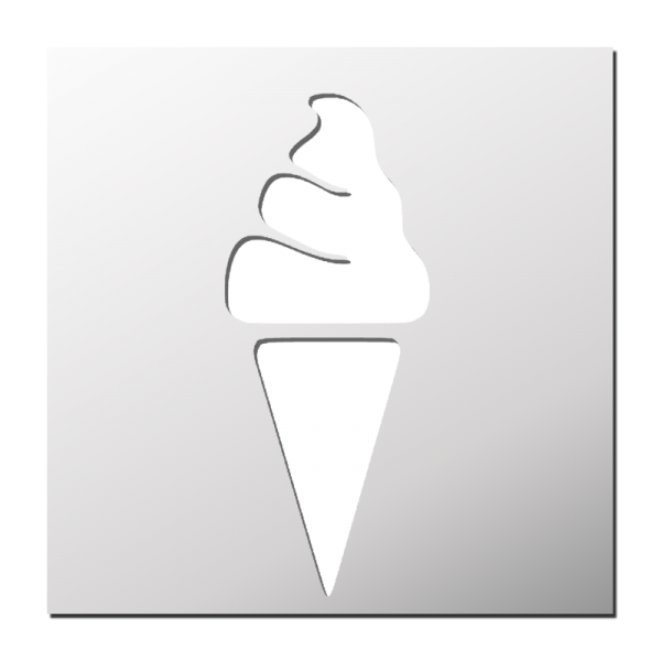 Pochoir Glace à l'italienne