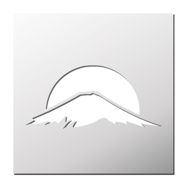 Pochoir Mont Fuji