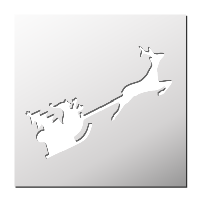 Pochoir déco de Noël