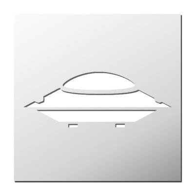 Pochoir Soucoupe volante