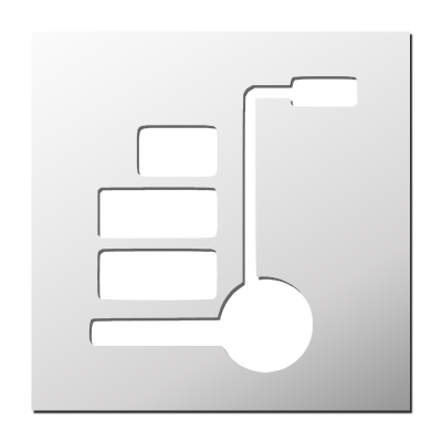 Pochoir Diable Chariot