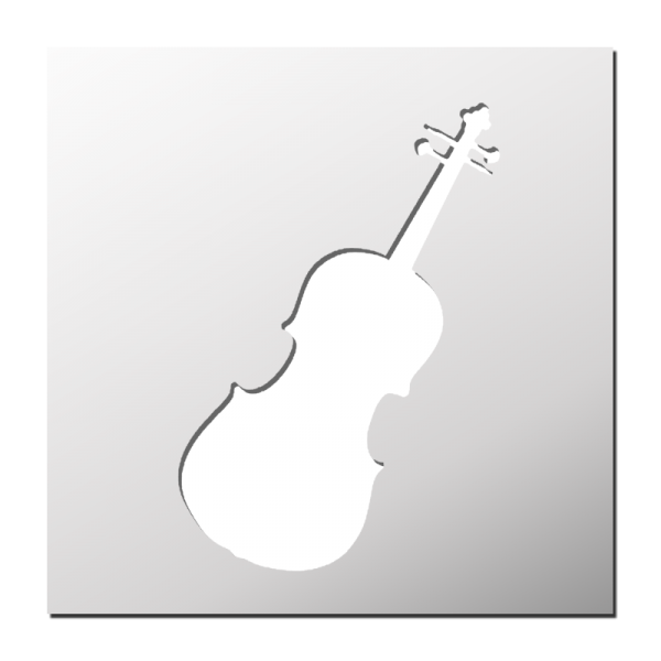 Pochoir Violon