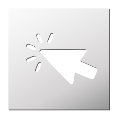 Pochoir Curseur de souris