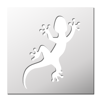 Pochoir Lézard