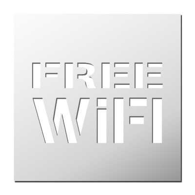 Pochoir Free WIFI