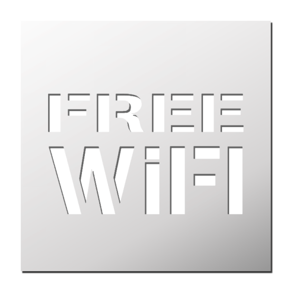 Pochoir Free WIFI