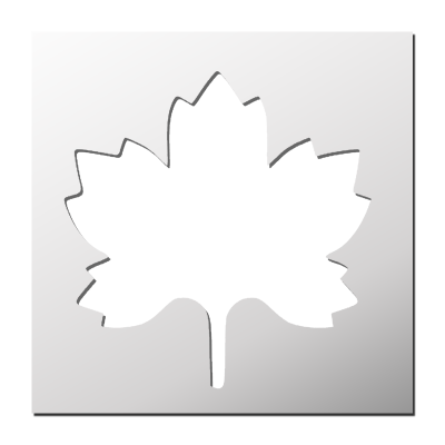 Pochoir Feuille